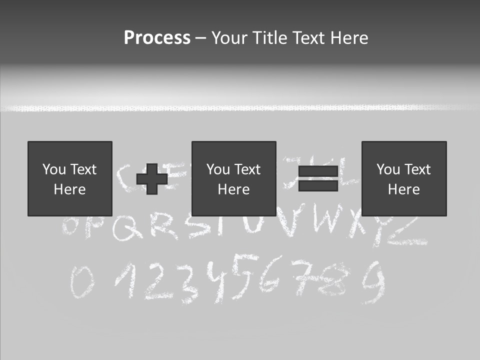 Elementary Class Blackboard PowerPoint Template