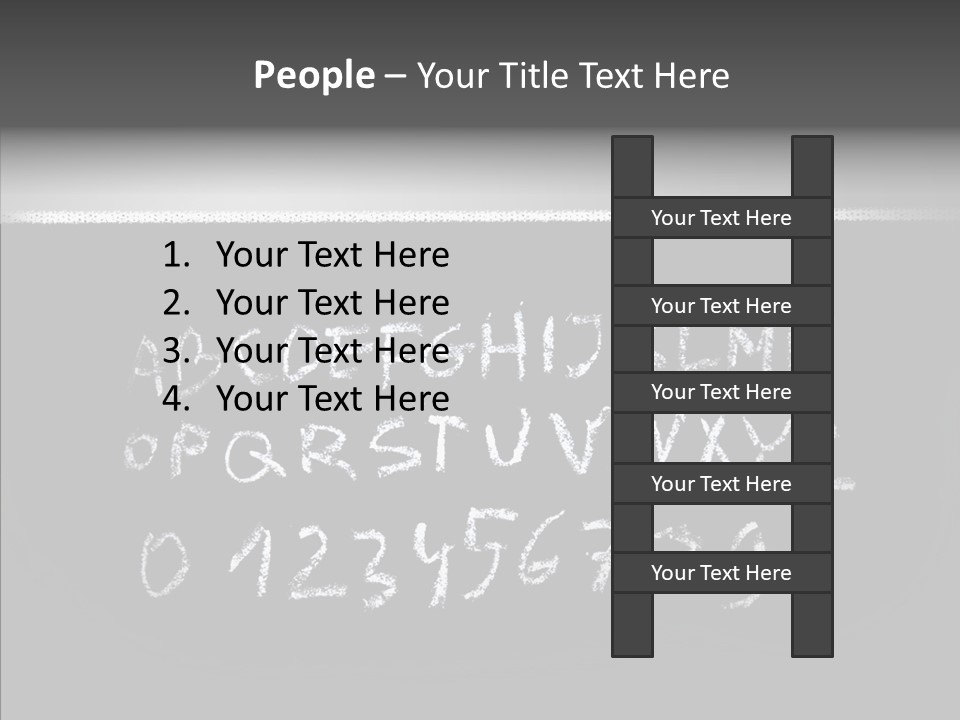 Elementary Class Blackboard PowerPoint Template