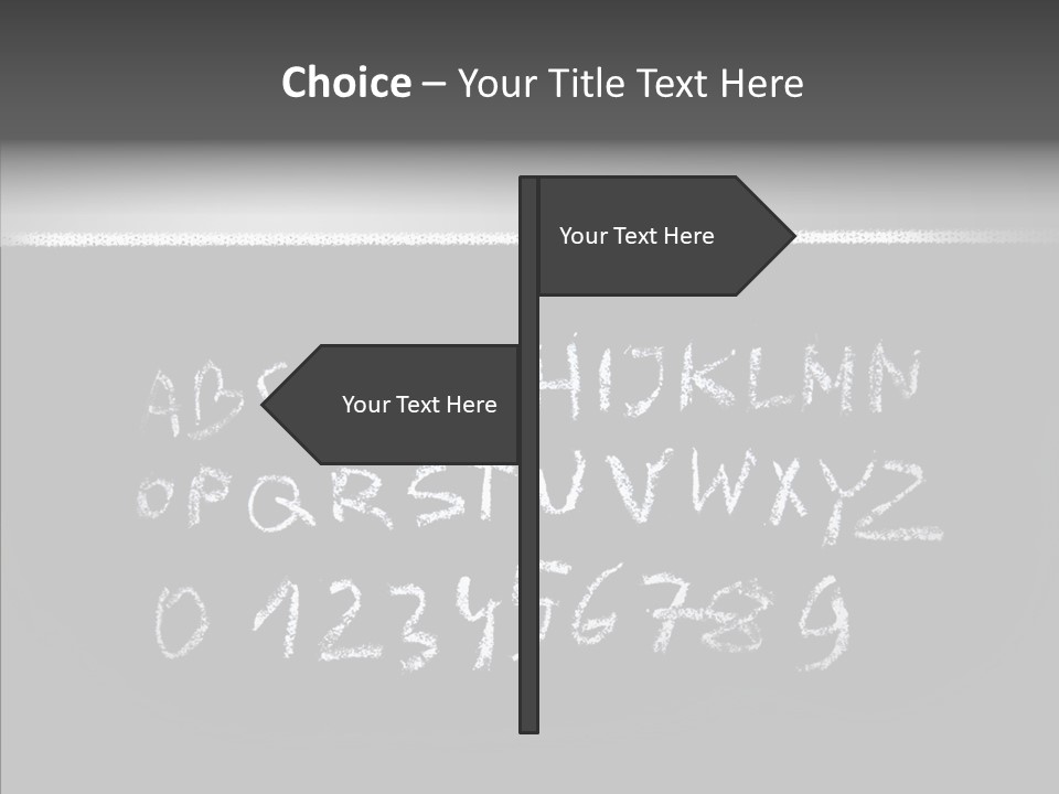 Elementary Class Blackboard PowerPoint Template