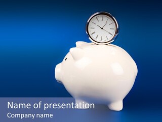 Bank Investment Pig PowerPoint Template