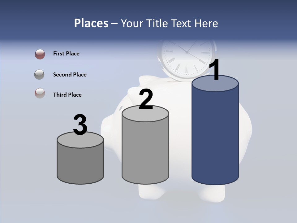 Bank Investment Pig PowerPoint Template