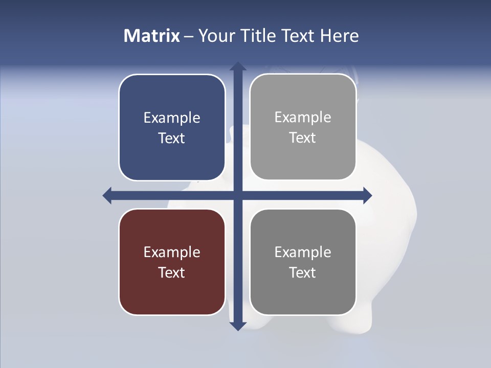 Bank Investment Pig PowerPoint Template