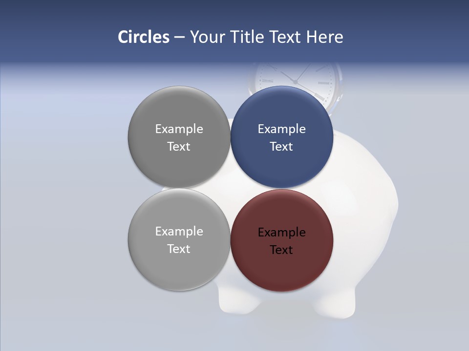 Bank Investment Pig PowerPoint Template