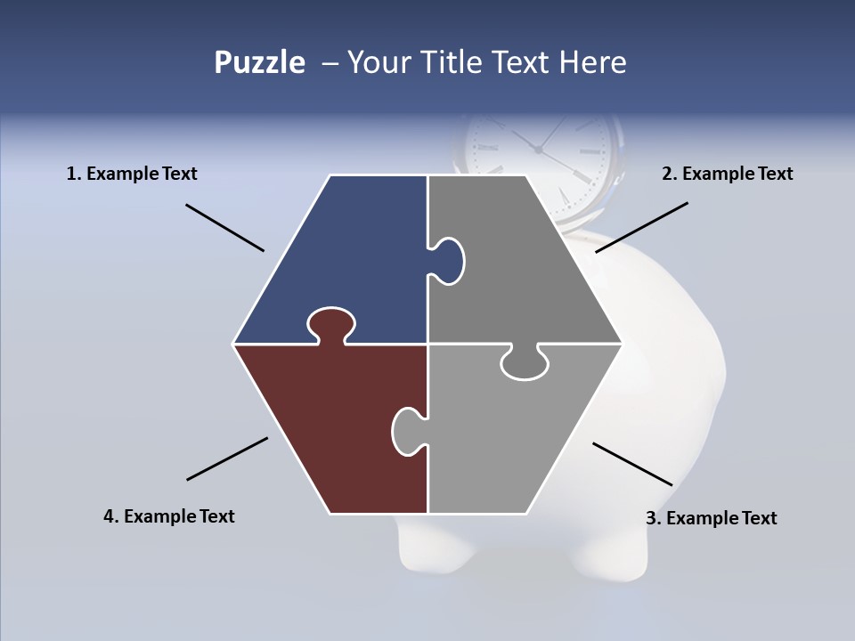 Bank Investment Pig PowerPoint Template