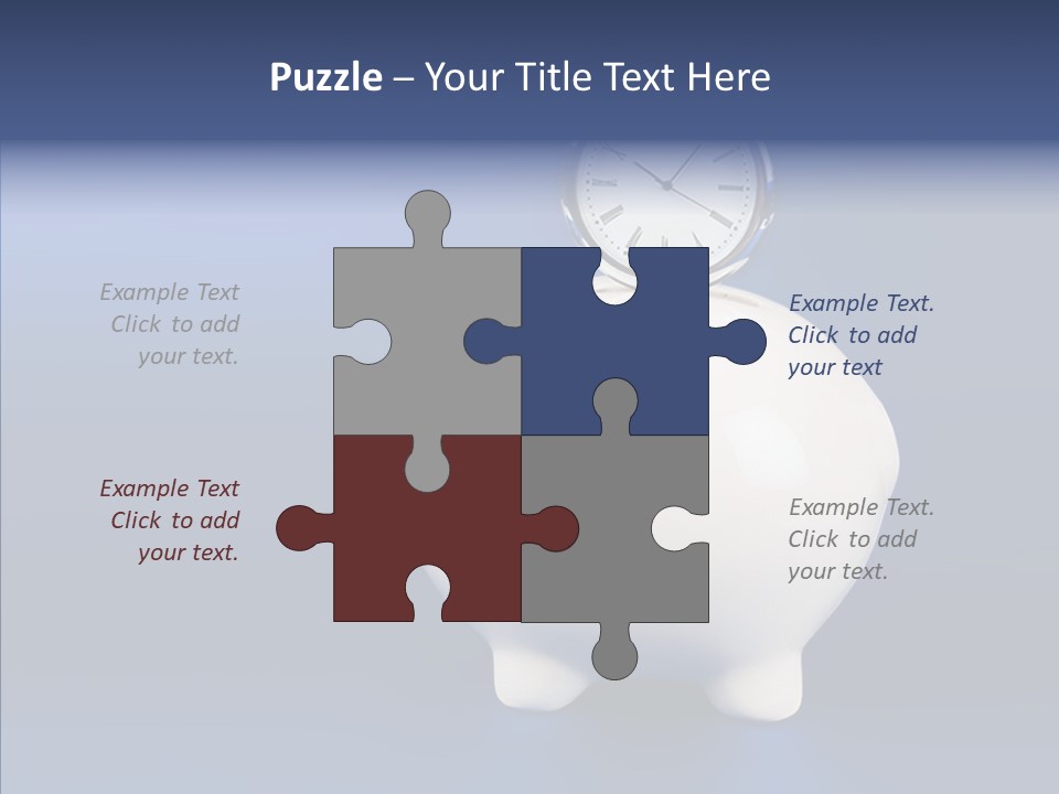 Bank Investment Pig PowerPoint Template