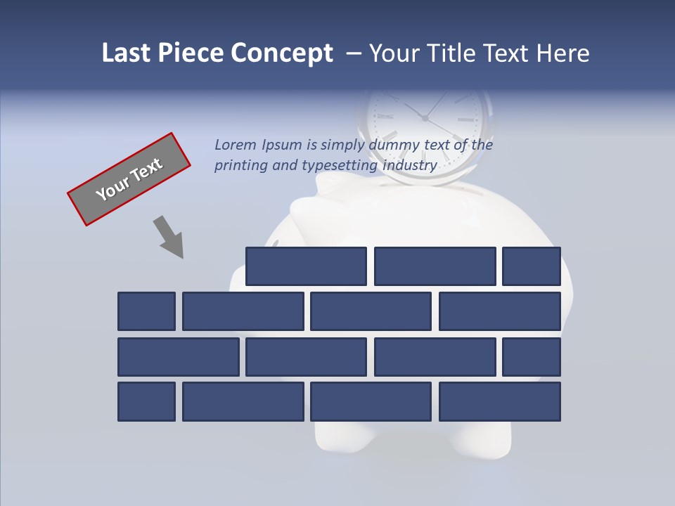 Bank Investment Pig PowerPoint Template