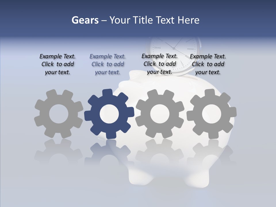 Bank Investment Pig PowerPoint Template