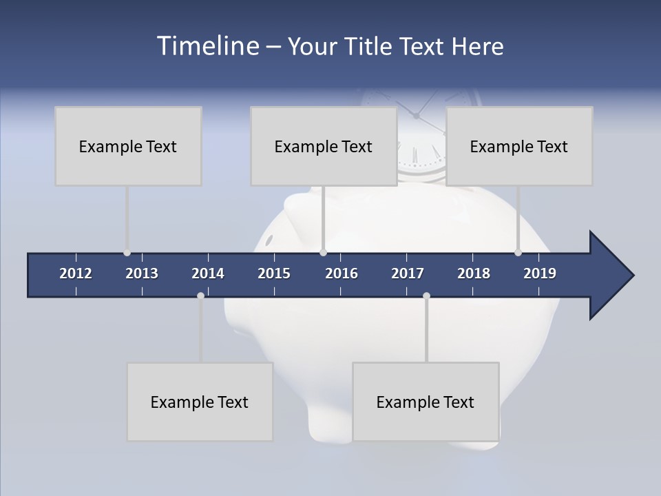 Bank Investment Pig PowerPoint Template