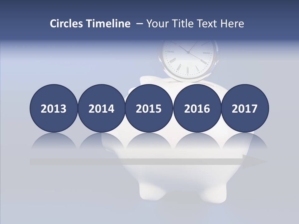 Bank Investment Pig PowerPoint Template