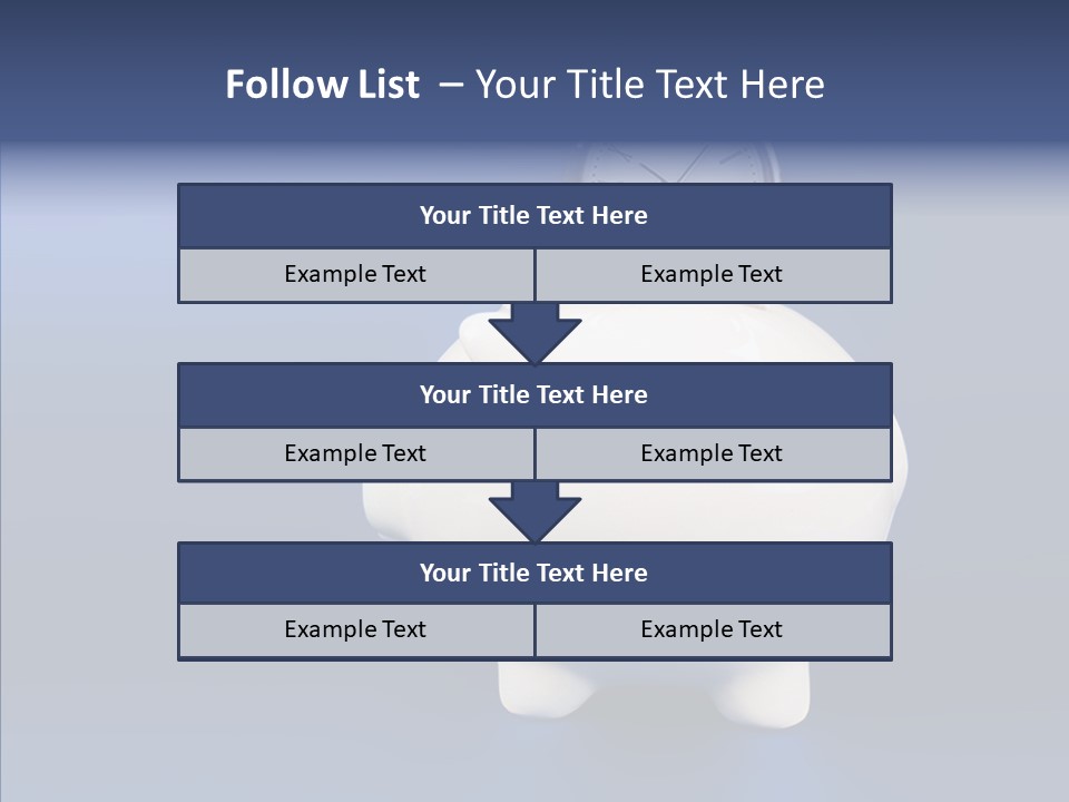 Bank Investment Pig PowerPoint Template
