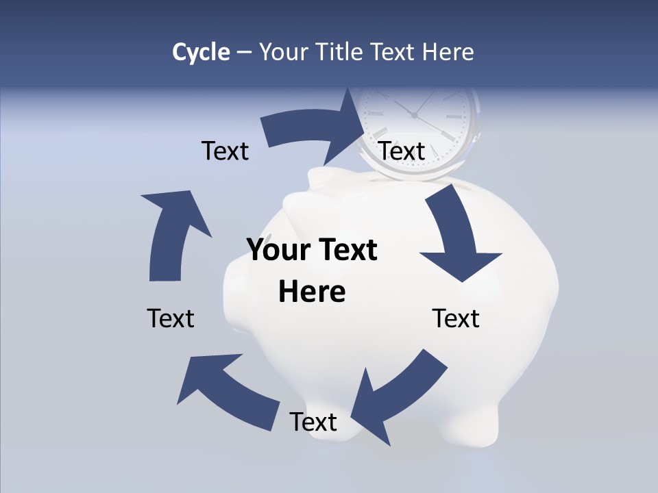 Bank Investment Pig PowerPoint Template