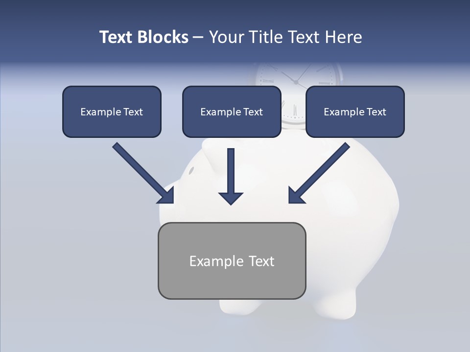 Bank Investment Pig PowerPoint Template