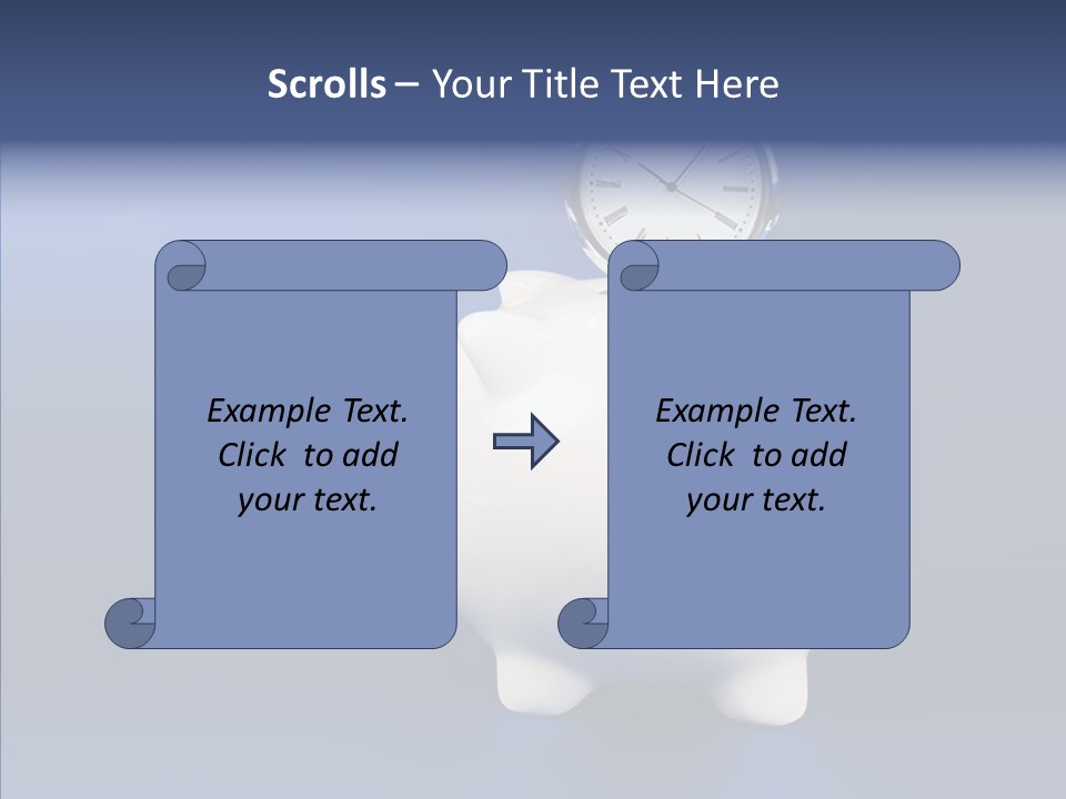 Bank Investment Pig PowerPoint Template