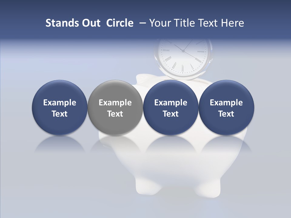 Bank Investment Pig PowerPoint Template