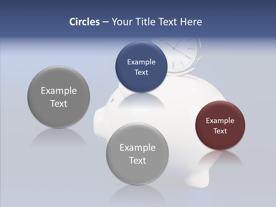 Bank Investment Pig PowerPoint Template