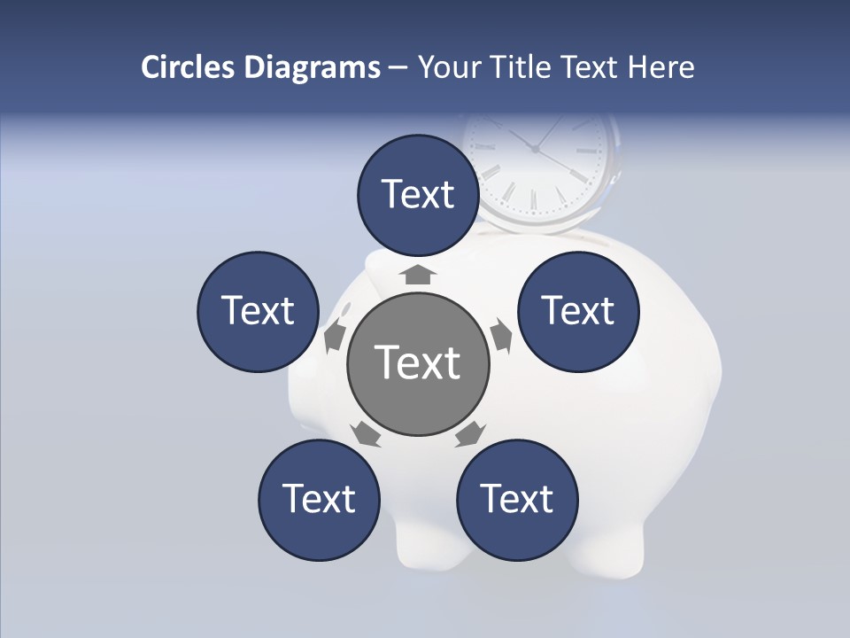 Bank Investment Pig PowerPoint Template