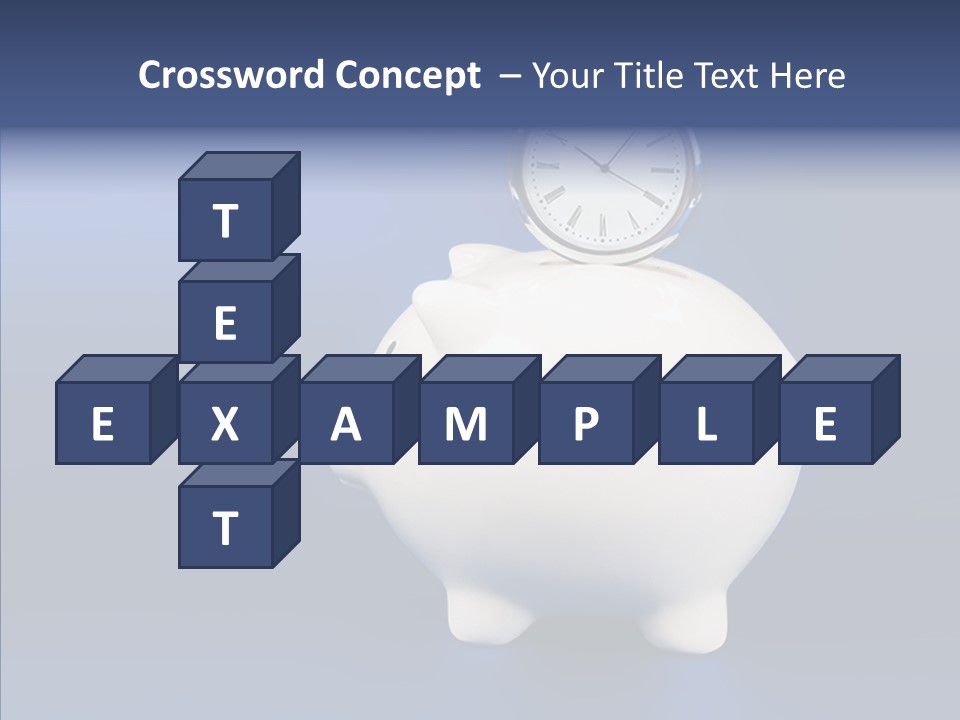 Bank Investment Pig PowerPoint Template