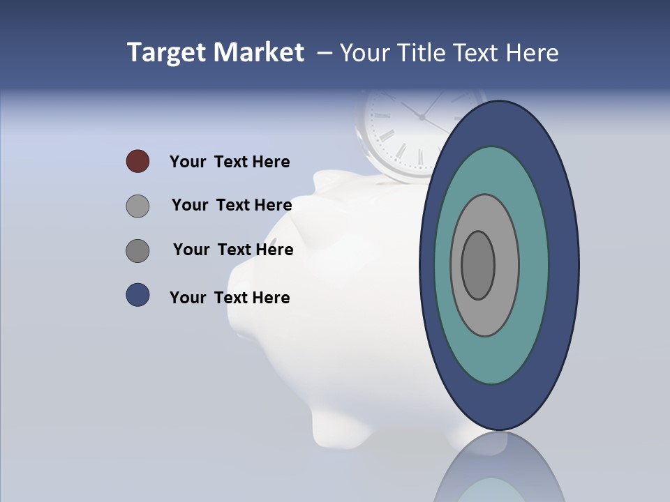 Bank Investment Pig PowerPoint Template