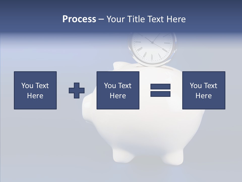 Bank Investment Pig PowerPoint Template