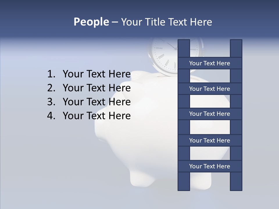 Bank Investment Pig PowerPoint Template