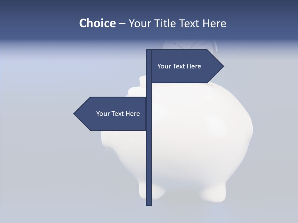 Bank Investment Pig PowerPoint Template