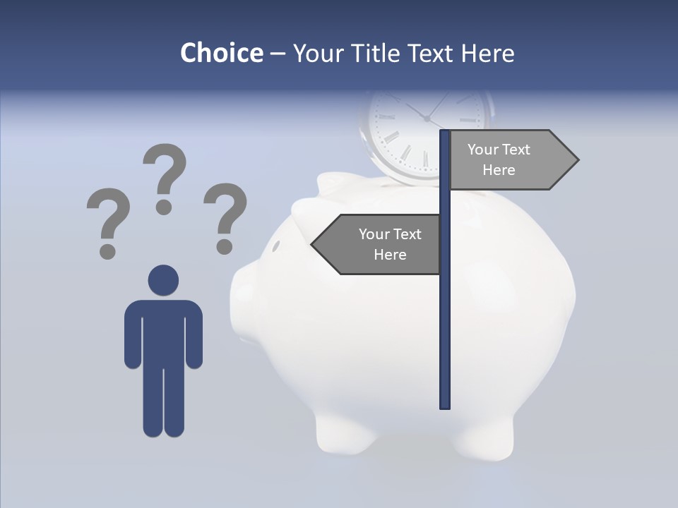 Bank Investment Pig PowerPoint Template