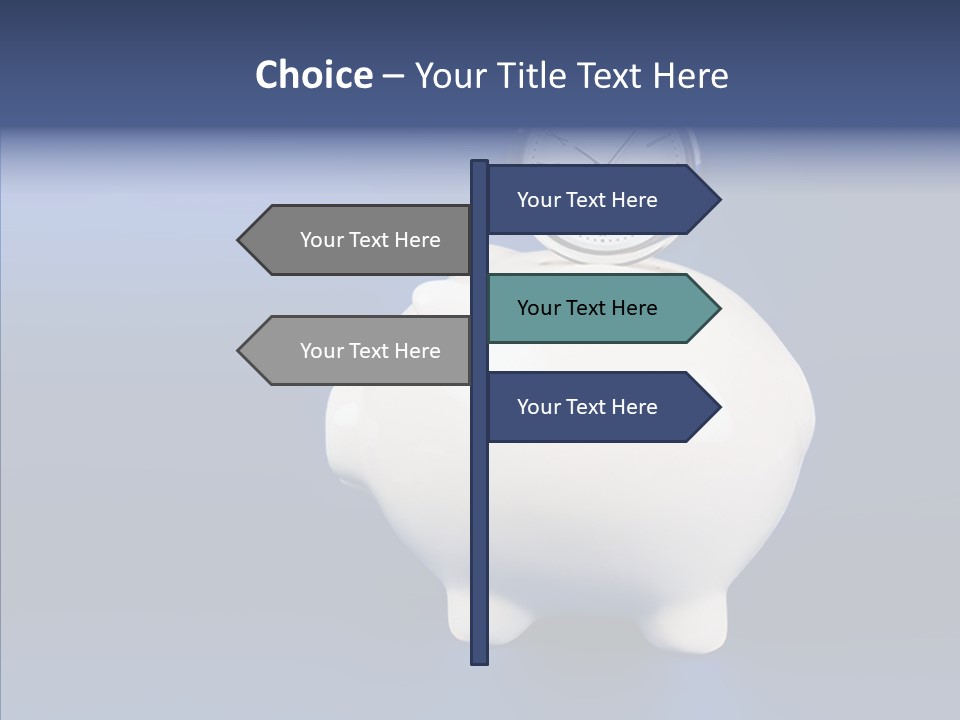 Bank Investment Pig PowerPoint Template