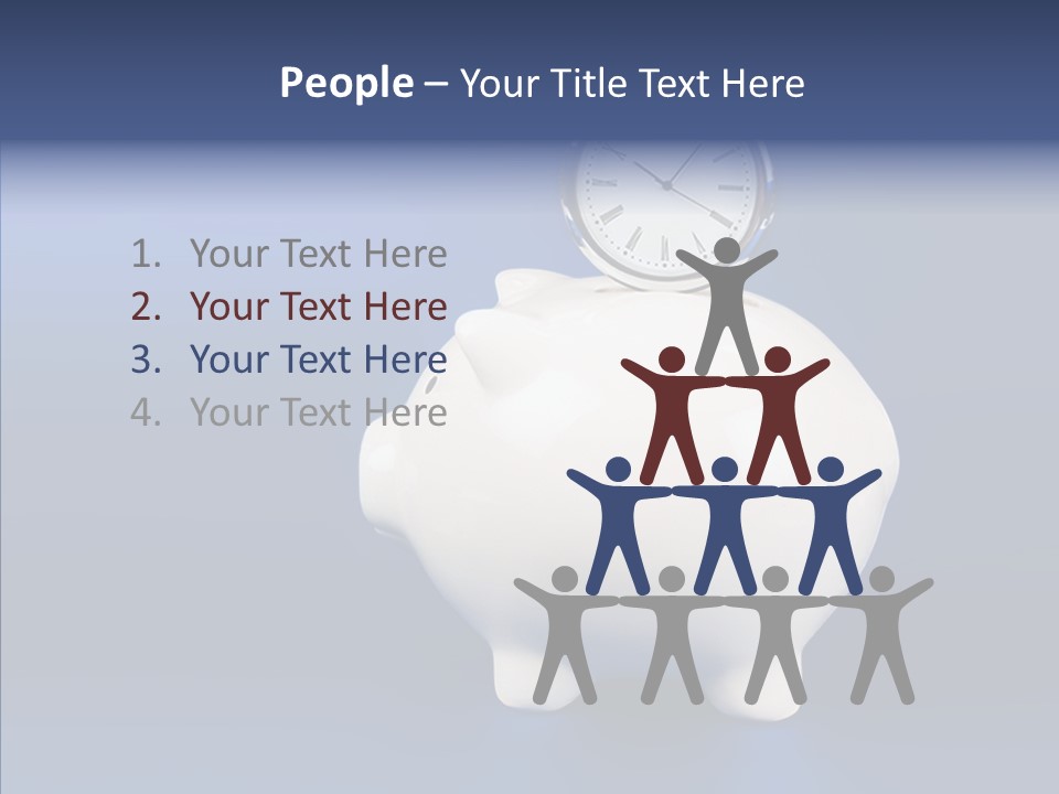 Bank Investment Pig PowerPoint Template