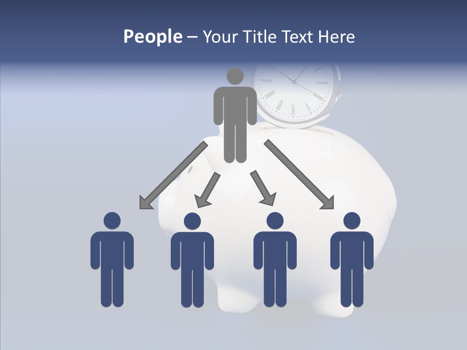 Bank Investment Pig PowerPoint Template