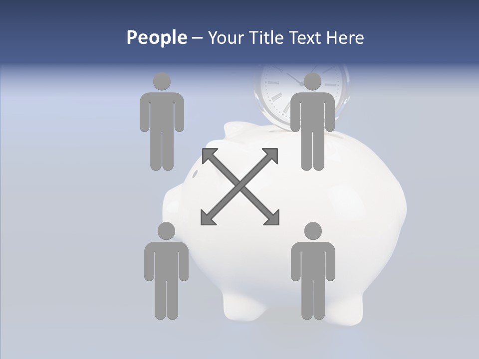 Bank Investment Pig PowerPoint Template