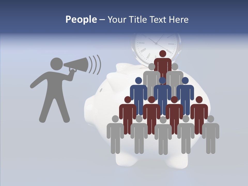 Bank Investment Pig PowerPoint Template