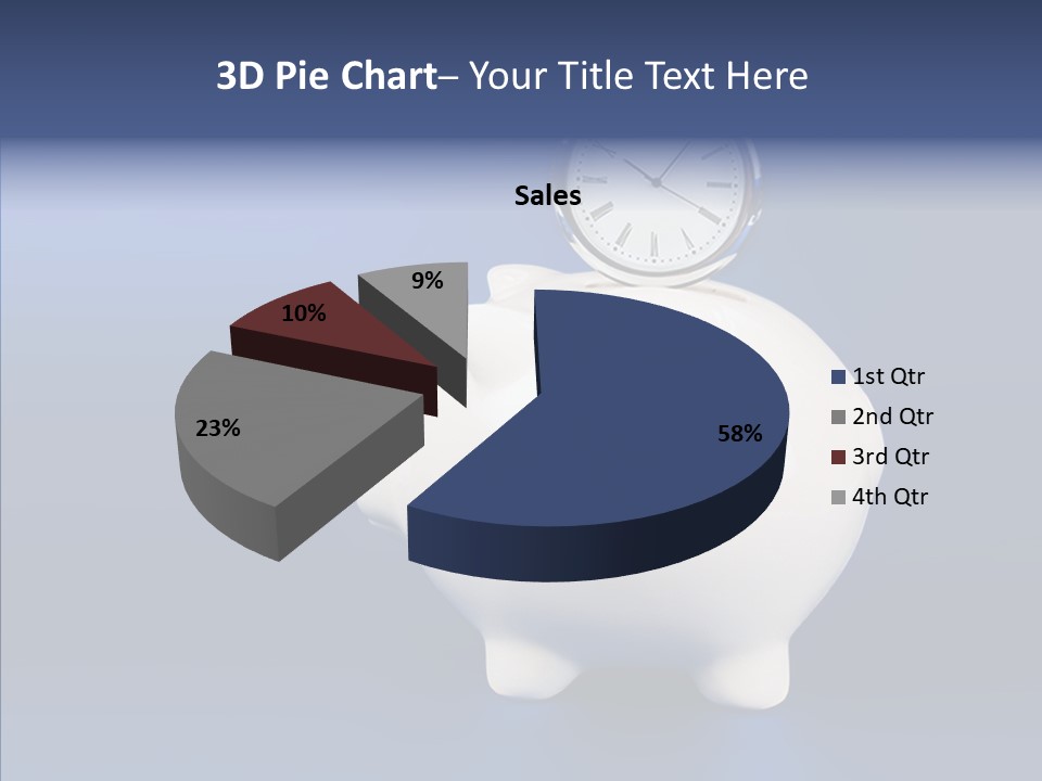 Bank Investment Pig PowerPoint Template