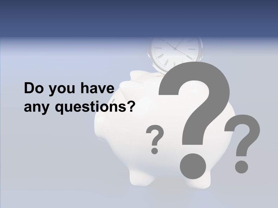 Bank Investment Pig PowerPoint Template