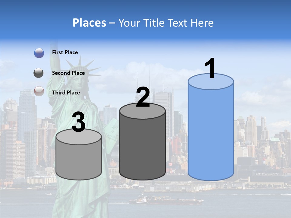 Boat Lights Travel PowerPoint Template