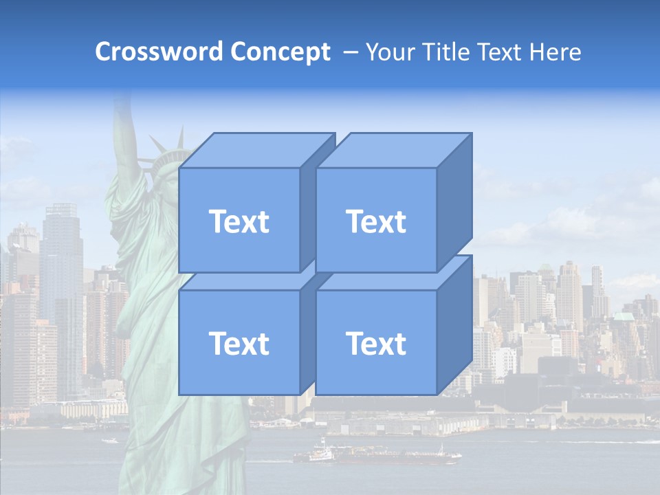 Boat Lights Travel PowerPoint Template