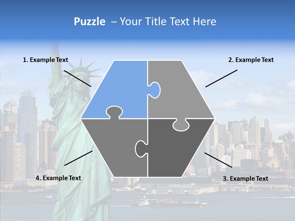 Boat Lights Travel PowerPoint Template