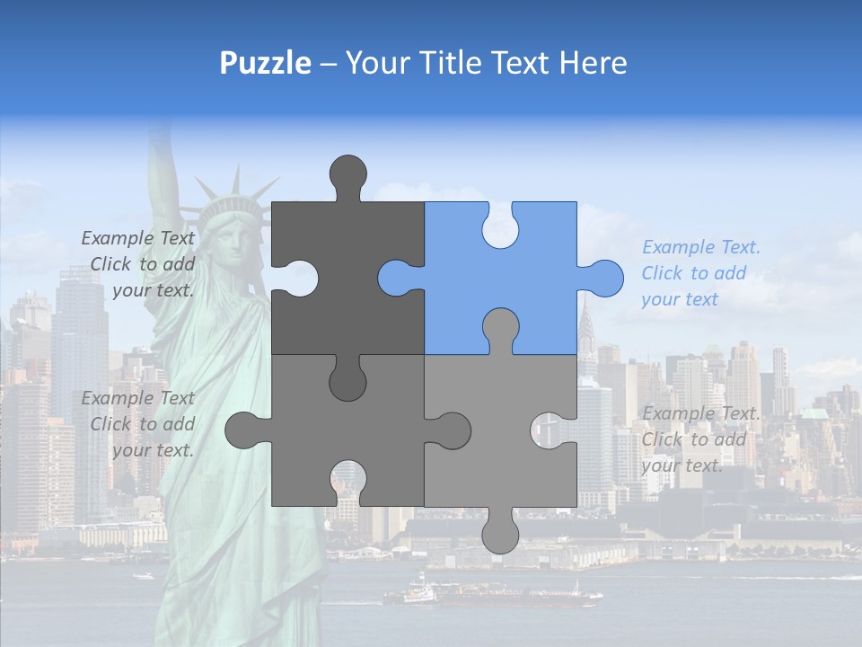 Boat Lights Travel PowerPoint Template