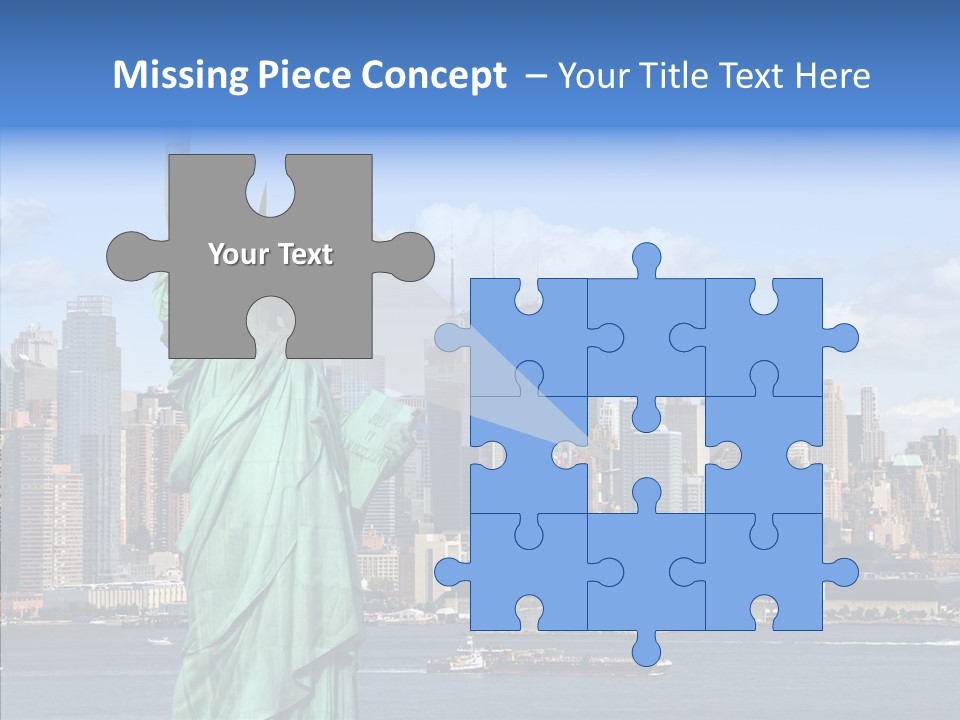 Boat Lights Travel PowerPoint Template