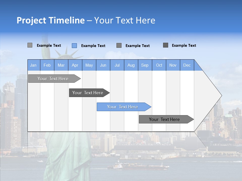 Boat Lights Travel PowerPoint Template