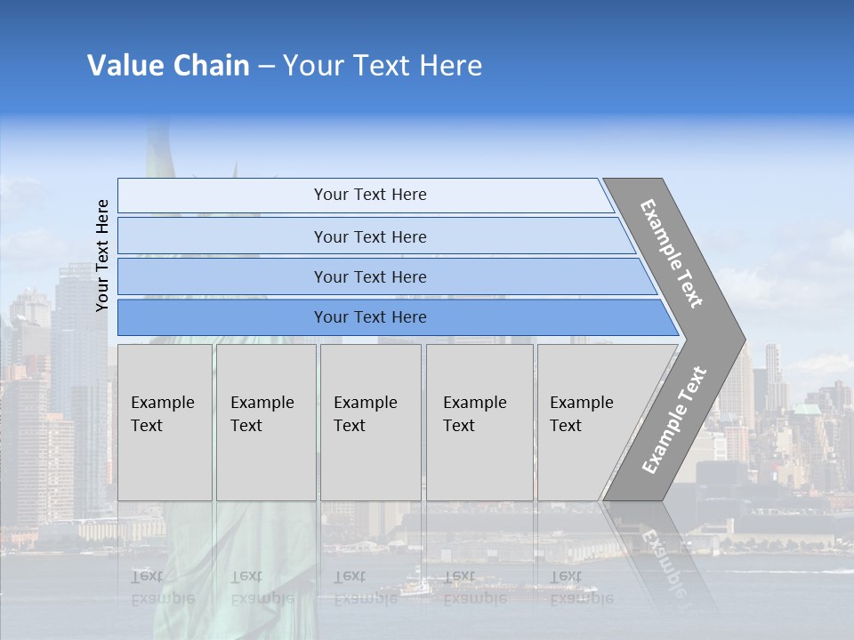 Boat Lights Travel PowerPoint Template