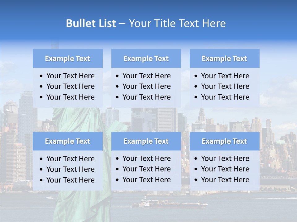 Boat Lights Travel PowerPoint Template