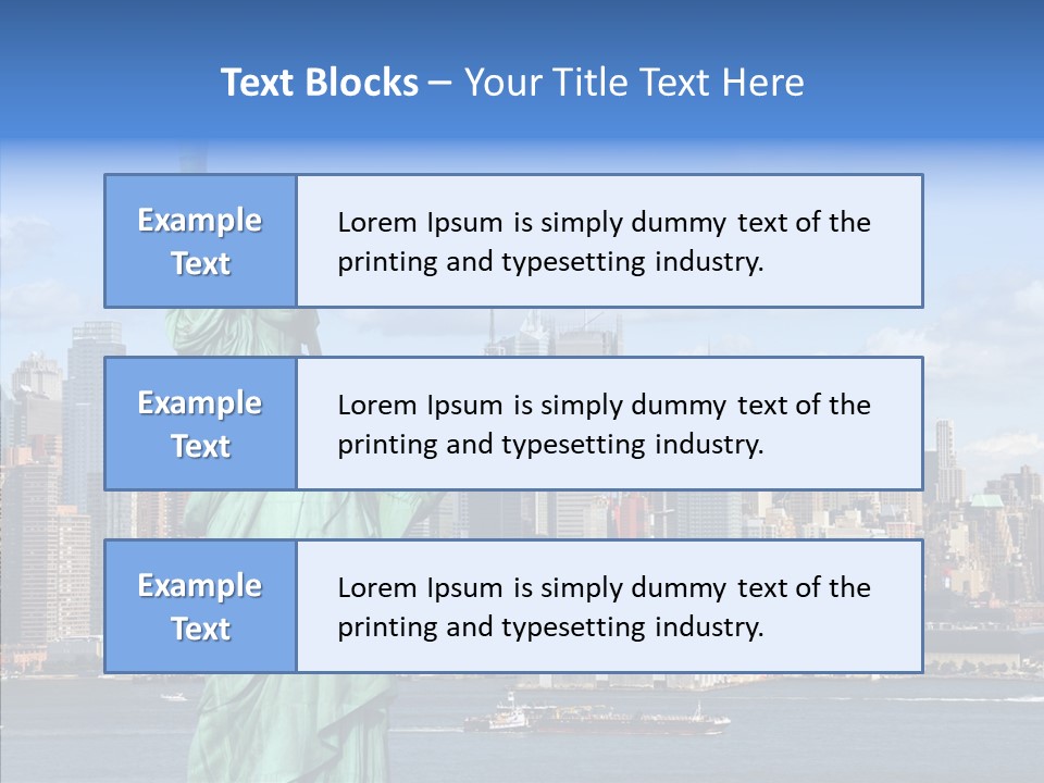 Boat Lights Travel PowerPoint Template