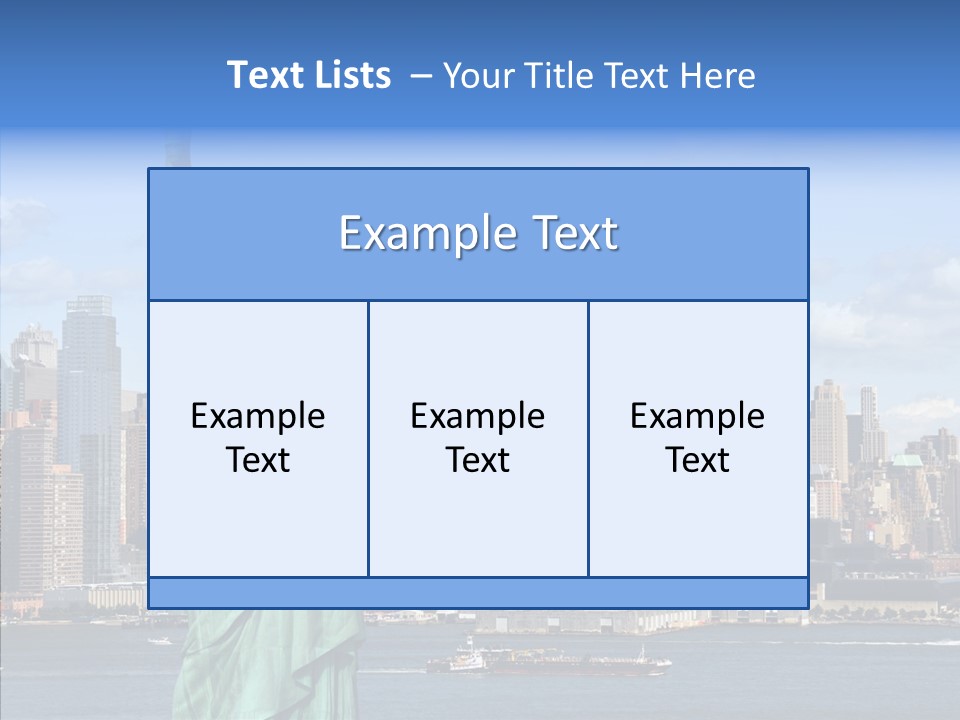 Boat Lights Travel PowerPoint Template