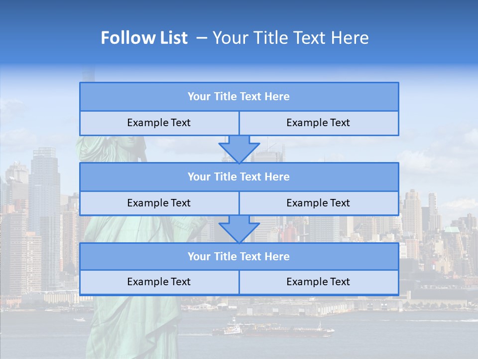 Boat Lights Travel PowerPoint Template