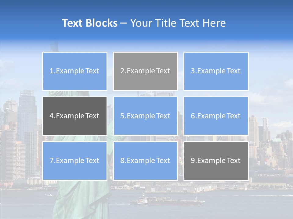 Boat Lights Travel PowerPoint Template