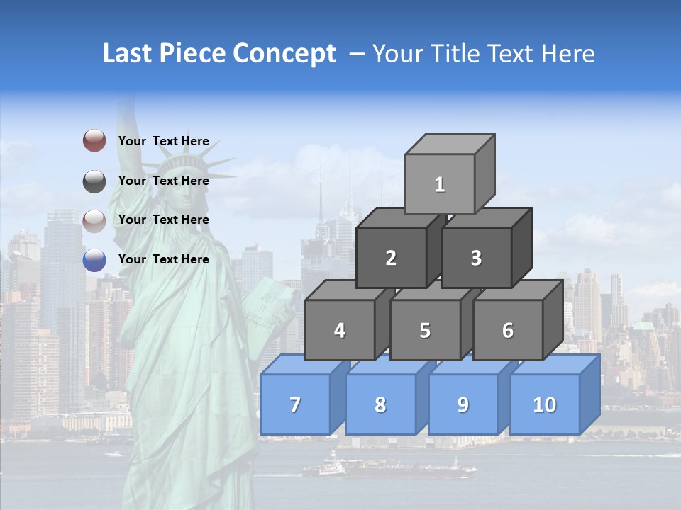 Boat Lights Travel PowerPoint Template