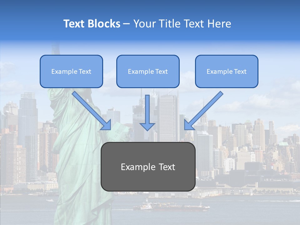 Boat Lights Travel PowerPoint Template