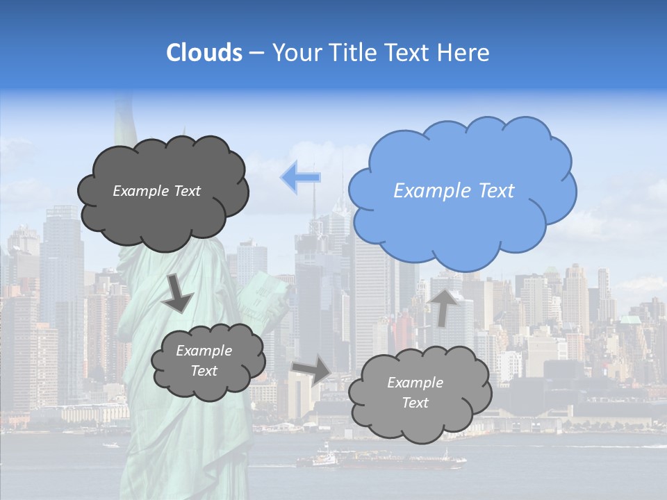 Boat Lights Travel PowerPoint Template