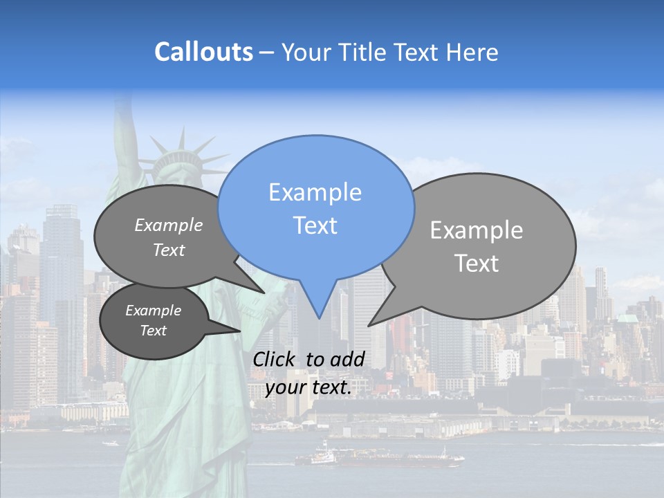 Boat Lights Travel PowerPoint Template