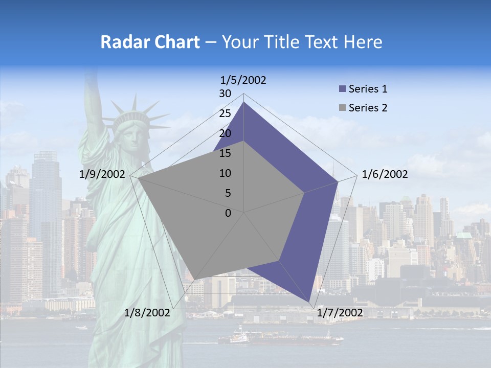 Boat Lights Travel PowerPoint Template